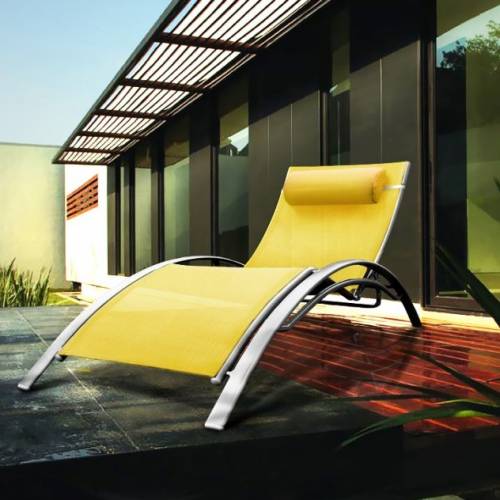 Espreguiadeira design Amarela