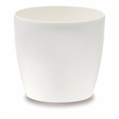 Brussels Diamond Round 18cm Branco Brilhante- Elho