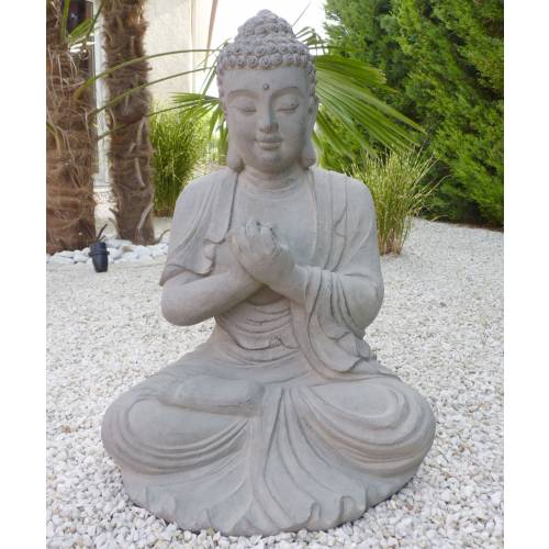 Estátua de Jardim Zen Bouddha - Altura 60 cm
