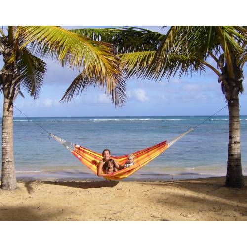 Cama de Rede 230x150cm-Barbados Papaya-Amazonas