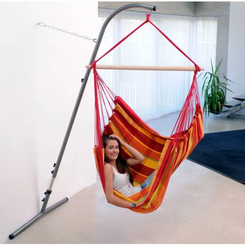 Cadeira de Rede Suspensa 160 x130cm -Brasil Papaya
