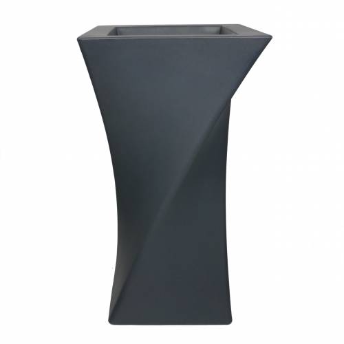 Vaso Design Triangolo- 55x55 x A.100cm - Antracite