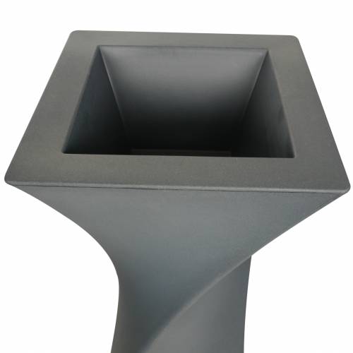 Vaso Design Triangolo- 55x55 x A.100cm - Antracite