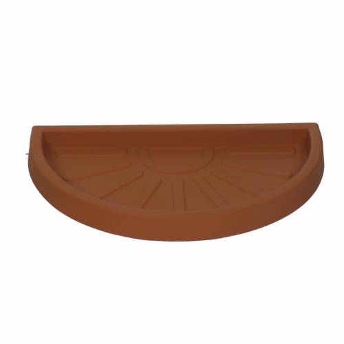 Floreira Semi-Crculo Vela - Terracota