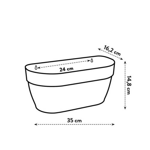 Vaso Parede Vibia Campana-35cm-Verde Pistache-Elho