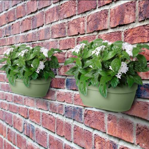 Vaso Parede Vibia Campana-35cm-Verde Pistache-Elho