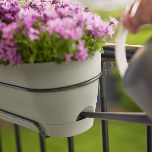Floreira Varanda Vibia Campana -70 cm-Branco-Elho