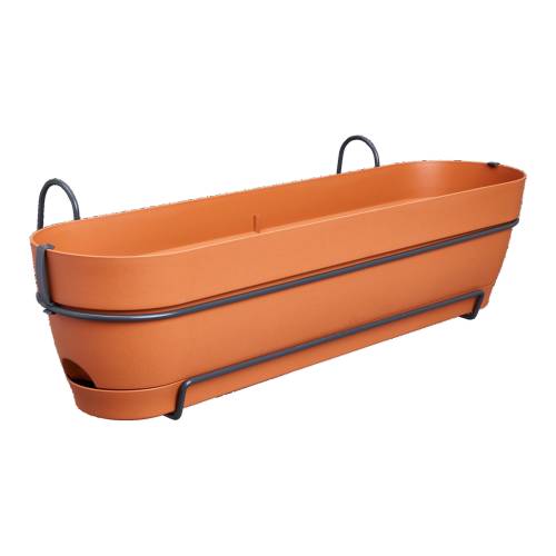 Floreira Varanda Vibia Campana-70cm-Terracota-Elho