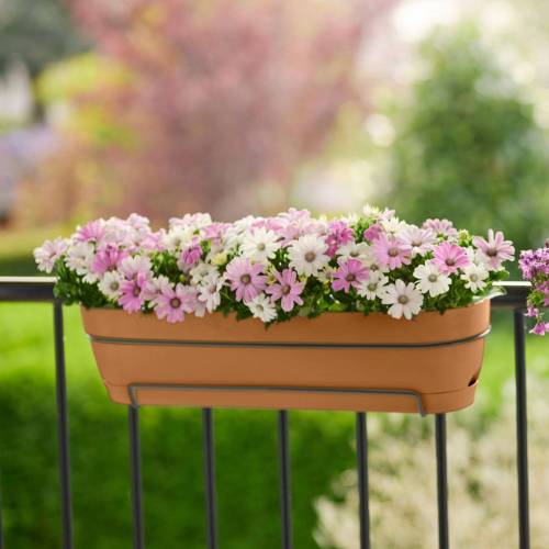 Floreira Varanda Vibia Campana-70cm-Terracota-Elho