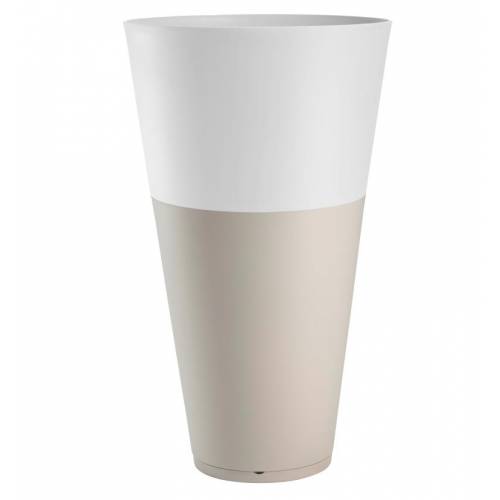 Vaso Tokyo - Cinza / Branco - D.50 A.80 cm