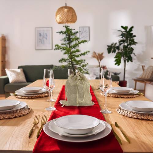 rvores de Natal - Cedro do Atlas em vaso +bolsa