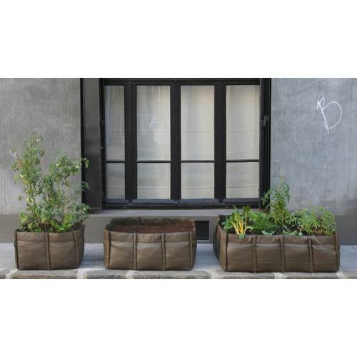 Horta quadrada em geotextil - 550l